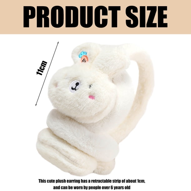 Orejeras Niños Orejeras De Invierno Para Niños - Felpa Suave Con Diseño De Gatito, Talla única Auriculares Antiruido Bebe