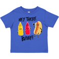 thumbnail image 3 of Inktastic Hey There Buddy with Ketchup Mustard and Hot Dog Boys or Girls Toddler T-Shirt, 3 of 5