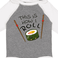 thumbnail image 4 of Inktastic This is How I Roll Cute Sushi Boys or Girls Long Sleeve Baby Bodysuit, 4 of 5