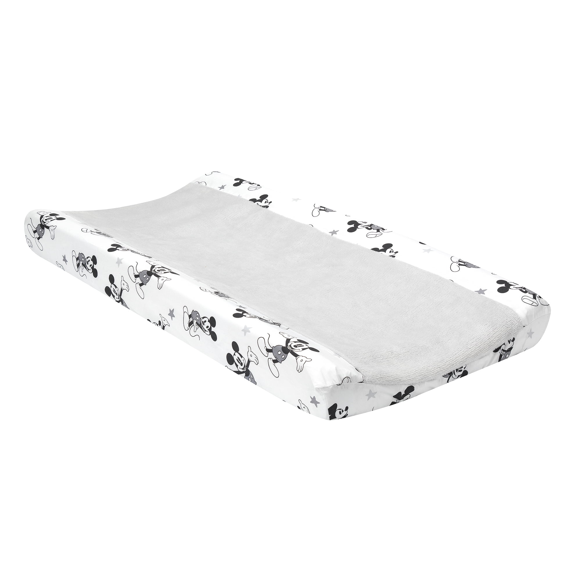 Lambs & Ivy Disney Baby Magical Mickey Mouse Changing Pad Cover - Gray