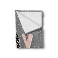 thumbnail image 2 of Joy Soft Flannel Fleece Throw Blanket, Winter Concept Christmas Theme Cartoon Illustrated Text, Cozy Plush for Indoor and Outdoor Use, 70" x 90", Grey Multicolor, by Ambesonne, 2 of 5