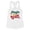 White, variant on Jingle Bell Rockin' Tank Top Fitted Racerback Women's X-Small White