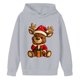 thumbnail image 4 of Sudaderas con capucha para niños y niñas, sudaderas casuales de manga larga, lindas sudaderas de gran tamaño con bolsillo de polar, chaquetas para niñas, 4 of 4