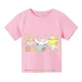 thumbnail image 2 of Girls cinnamoroll Tshirt Print Cartoon Casual Summer Women Short-sleeved Girls T-shirt Kids Clothes Boy Tshirt, 2 of 11