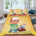 thumbnail image 2 of Manny el Manitas Conjunto de sábanas temático, trío de piezas, cómodo y amigable con la piel, diseño único, regalo de decoración para el hogar para familiares, amigos y fans,135cm *200cm, 2 of 6