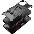 thumbnail image 6 of Compatible for TMobile Revvl 6 5G Case with Holster Belt Clip Hybrid Shockproof Protective Phone Cover with Kickstand - Black, 6 of 6