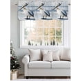 thumbnail image 5 of Painted Pelican Curtain Valances for Windows, Ocean Birds Modernism Retro Kitchen Valance Window Treatment, Light Filtering Block Curtains for Bathroom/Bedroom/Living Room 60'' x 18'', 5 of 9