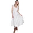 thumbnail image 2 of Scully HC118-IVO-L Honey Creek Robe Sans Manches Longueur Complète à Lacets pour Femmes - Ivoire - Large, 2 of 4