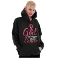 thumbnail image 4 of God is Bigger Than Cancer BCA Ribbon Hoodie Sweatshirt Women Brisco Brands S, 4 of 6