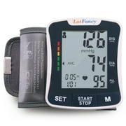 LotFancy Wrist Blood Pressure Monitor, Home BP Cuff with Portable Case, BP Gauge Heart Rate Machine