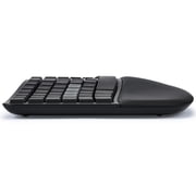 KINESIS mWave Ergonomic Keyboard for PC (Black) | Mechanical Switches | Bluetooth & USB | Programmable | Backlit | Windows Modifiers & Hotkeys