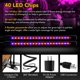 thumbnail image 2 of Lámpara LED Grow Lights iPower de doble espectro rojo y azul, 2 of 7