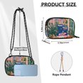 thumbnail image 4 of FORMRS Mini Crossbody Bag for Women Adjustable Rope Shoulder Casual Phone Purse, Green Window, 4 of 7