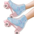 thumbnail image 5 of SLLINGLUO Roller Skate for Women, Classic Quad Roller Skates with Light up Wheels, Size 8, 5 of 10