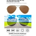 thumbnail image 6 of FEISEDY Polarized Aviator Sunglasses for Men Women Mirrored Lenses Metal Classic B2610, 6 of 14