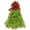 C-5C, variant on JJV Handmade Christmas Tree Wreath for Front Door, Green Mesh Ribbon Wreath with Red Bow, Hanging Christmas Wreath for Wall Fireplace Decor