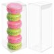 thumbnail image 1 of 25 cajas de regalo transparentes, cajas de plástico para regalos, cajas de cubos transparentes, cajas de PET para bodas, fiestas, baby shower, despedidas de soltera, 2 x 2 x 6 pulgadas, 1 of 6