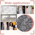 thumbnail image 7 of 1 Yard White Spider Web Lace Fabric 140cm/55.12 Inch Width Gothic Sheer Lace Fabric Polyester Net Fabric Non-Stretch Mesh Fabric Clothing Accessories for Halloween Tablecloth, 7 of 7