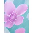thumbnail image 4 of Camiseta de Túnica de Talla Extra con Estampado de Flores y Curvo en Espalda Rosegal  Camisetas tallas grandes, 4 of 5