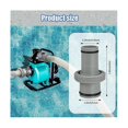 thumbnail image 2 of Pool Hose Adapter 1.5in Nozzle Replacement for Above Ground Pool Pumps, Durable Through-Style Connector, 2 of 5