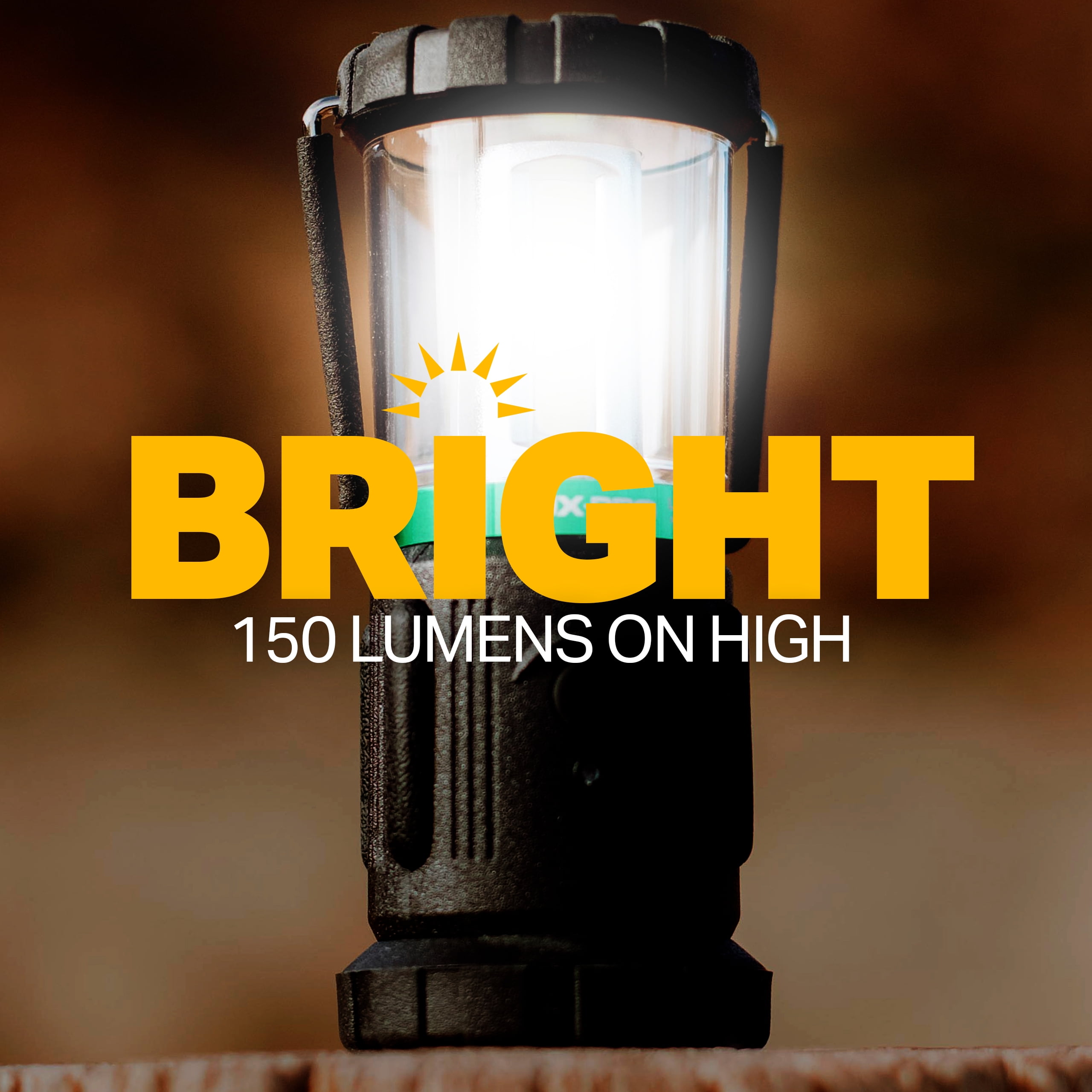 LP1513 Rechargeable Dual-Power 940 Lumen LED Lantern w Diffused