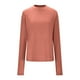 thumbnail image 5 of Tops Henley,Blusa de terciopelo de manga larga para mujer, cuello semialto con aberturas para los pulgares, blusa de poliéster suave para uso informal, sopatenor, 5 of 9