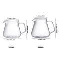 thumbnail image 5 of POYOGA 2PCS Clear Glass French Press Styles Coffee Tea Brewing Pot For Daily Home Use, 5 of 10