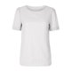 thumbnail image 4 of Fiudx Ofertas Flash Del Día Solo En Línea Moda Mujer Cuello Redondo Manga Corta Blusa Camiseta Encaje Sólido Suelto Tops, 4 of 4