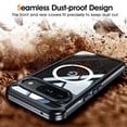thumbnail image 6 of Dteck for Google Pixel 9 / 9 Pro Case Compatible with MagSafe,360° Full Body Case Built-in HD Touch Sensitive Screen Protector Shockproof Clear Cover for Google Pixel 9 / 9 Pro,Black, 6 of 7