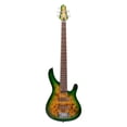 thumbnail image 1 of Bajo Eléctrico de 5 Cuerdas con Case Serie Unique BASS MASTER V-GR BABILON verde 40x10.8x116.5, 1 of 16
