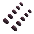 thumbnail image 2 of Soidarity 24X Matte Press on Nails Uñas acrílicas DIY para amantes de la manicura 1 negro mate Juegos de manicura 12 uva morada, 2 of 4
