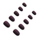 thumbnail image 2 of Qarigey 24 piezas de uñas postizas acrílicas mate 12 uva morada, 2 of 4