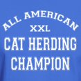 thumbnail image 3 of CafePress - AA Cat Herding Champion Dark T Shirt - Men's Classic Graphic Cotton T-Shirt, 3 of 4