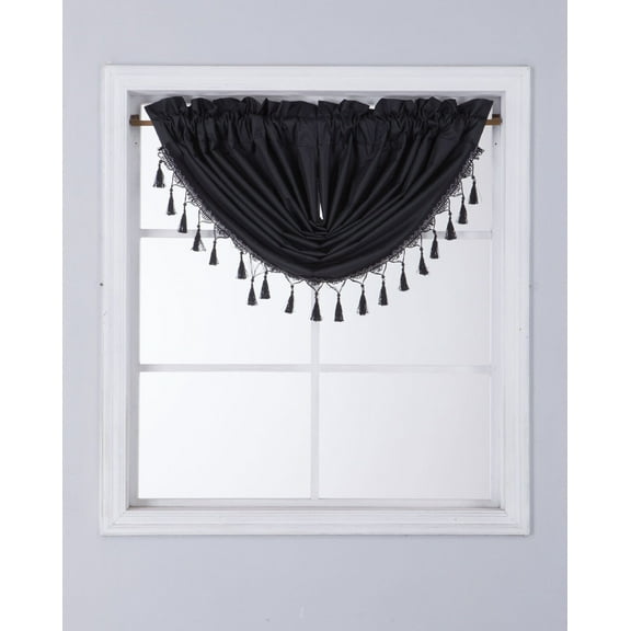 1 VALANCE SWAG WATERFALL BLACKOUT ROD POCKET FOAM LINED WINDOW DECOR CURTAIN