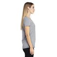 thumbnail image 3 of Ladies' Ultimate Short-Sleeve V-Neck T-Shirt - HEATHER GREY - S, 3 of 3