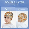 thumbnail image 6 of Rocae Autumn Pumpkin Blossoms for Kids Winter Beanies Weather Hats Boys Girls, 6 of 7