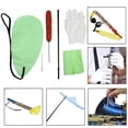 thumbnail image 2 of Flute Cleaning Kit, Cotton Swabs Flute Maintenance Tool Dust Removing Screwdriver Rod Safe Gloves  For Musical Instrument, 2 of 8