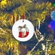 thumbnail image 3 of Decoraciones Del Árbol de Navidad con 26 Letras Del Alfabeto, Rojo Acrílico Fawn Colgante Ornamentos para el Hogar, Decoración Personalizada Del Árbol de Navidad para la Temporada de Vacaciones, 3 of 4