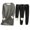 Dark Gray, variant on Sentmoon 3 Piece Sets Women Long Sleeve Tops and Trousers Crew Neck Business Casual Outfits for Women Solid Color Stretchy Thickened Insulation Clothes Fall Soft and Comfortable for Party