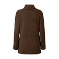thumbnail image 4 of Elegant High Neck Solid Knit Pullover For Cozy Everyday Sweater Without, 4 of 9