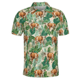 thumbnail image 2 of Lotusprinthandmade Personalized Name Texas Longhorn Men Polo Shirt (Lightweight) S-5XL Multicolor (XL), 2 of 7