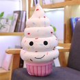 thumbnail image 1 of Juguetes de peluche creativos, hamburguesa de dibujos animados, helado, patatas fritas, juguete de peluche, comida rellena, palomitas de maíz, Pizza, almohada, regalos de cumpleaños para niños zhangyuxiang unisex, 1 of 2
