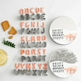 thumbnail image 1 of Cortadores de galletas con letras cortadores de alfabeto multiusos caja de 26 piezas embalada para bricolaje ANGGREK Otros, 1 of 8