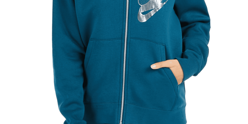 women's nike metallic hoodie