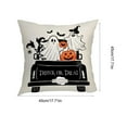 thumbnail image 2 of sruoe Halloween Pillow Case, Pumpkin Pillows Cover, Fall Pillow, Indoor Halloween Decor, Cute Ghost Spooky Halloween Throw Pillow Covers, Comfort Washable Horror Pillow Covers for Autumn, 2 of 7