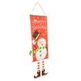 thumbnail image 2 of Banner Decorativo De Navidad, Muñeco De Nieve Usos Múltiples Bandera Colgante De Navidad Para El Hogar ANGGREK Christmas Decorative Banner, 2 of 8