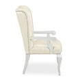 thumbnail image 4 of Hollywood Swank Tufted Leather Desk Chair - Creamy Pearl, 4 of 14