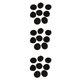 thumbnail image 1 of 12 Pares 55 mm Reemplazo de Almohadilla de Espuma de Auriculares de Orejas Fundas para Auriculares de Color Negro, 1 of 1