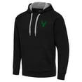 thumbnail image 2 of Men's Antigua Black Milwaukee Bucks St. Patrick's Day Victory Raglan Pullover Hoodie, 2 of 4