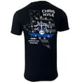 thumbnail image 3 of Howitzer Style Men's T-Shirt CHRIS KYLE TEXAS RESPECT, 3 of 10